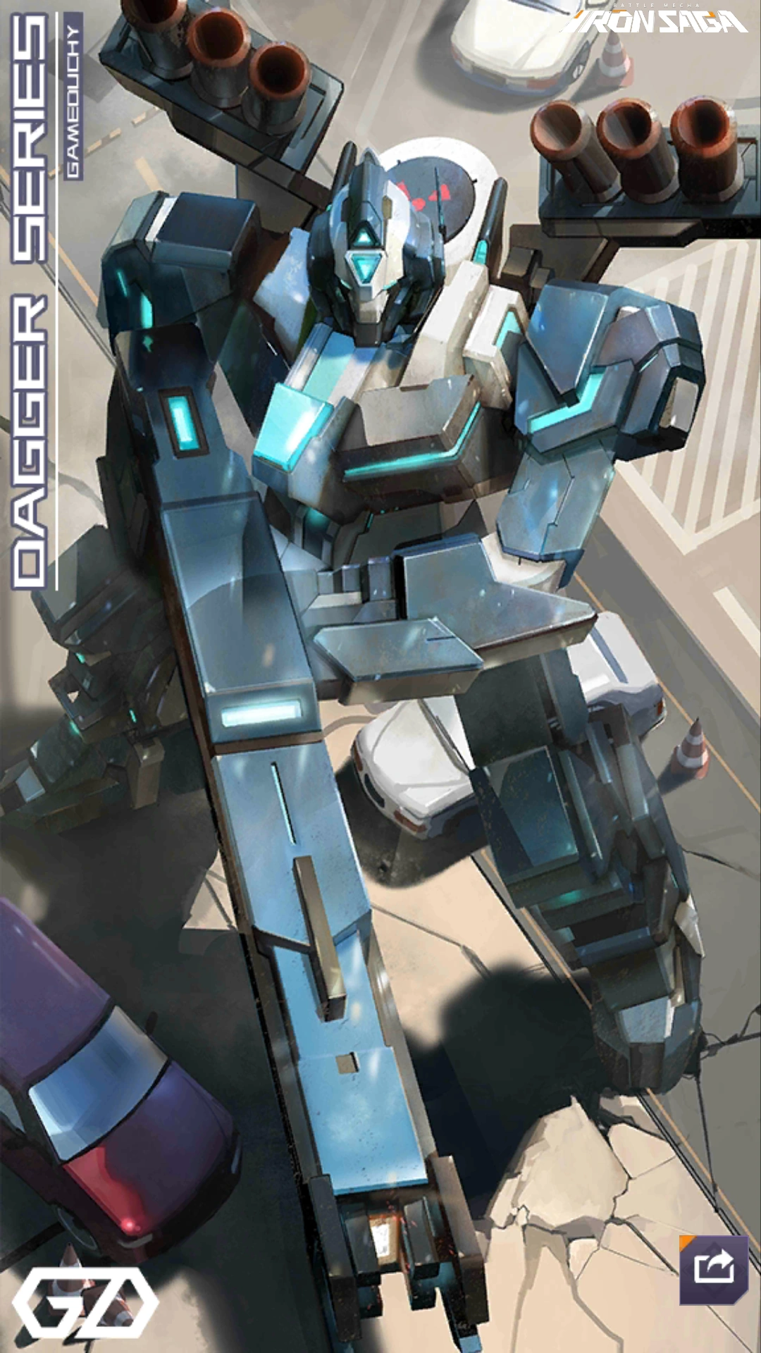 Dagger Full Equipment Type | Kidou Sentai Iron Saga Wiki