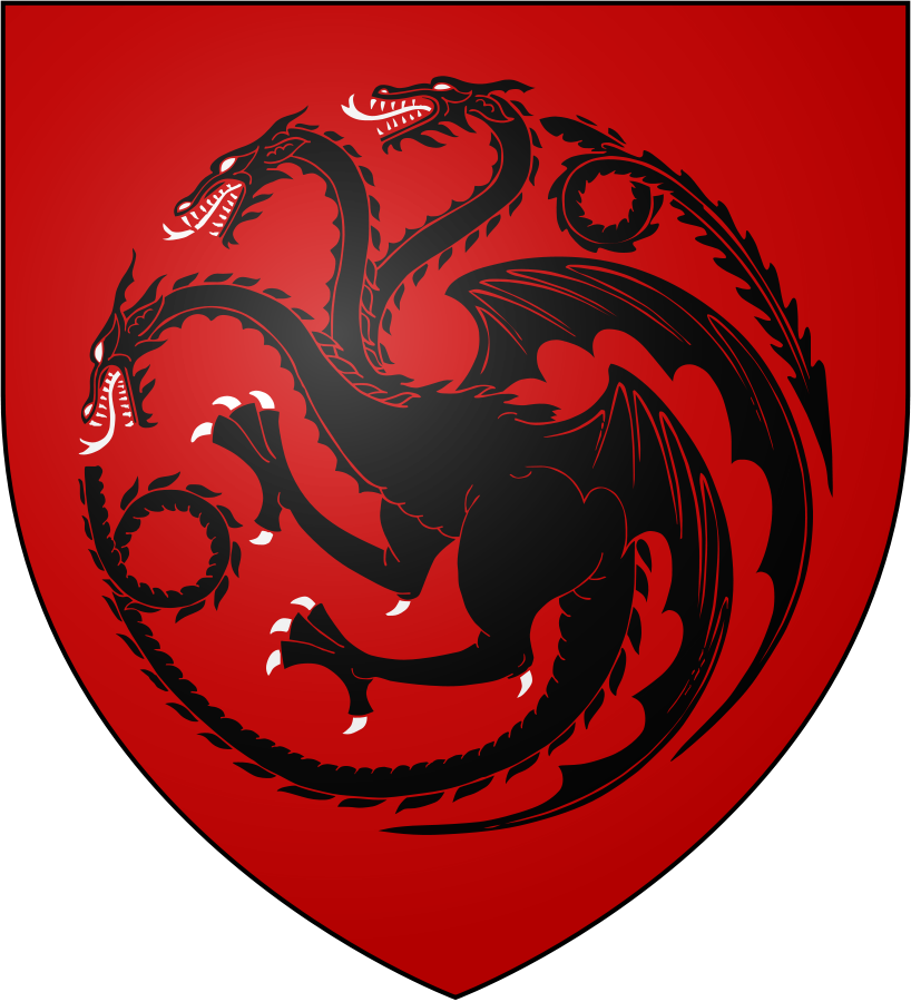 Game of Thrones House Targaryen Sigil Image Logo Peel Off Sticker