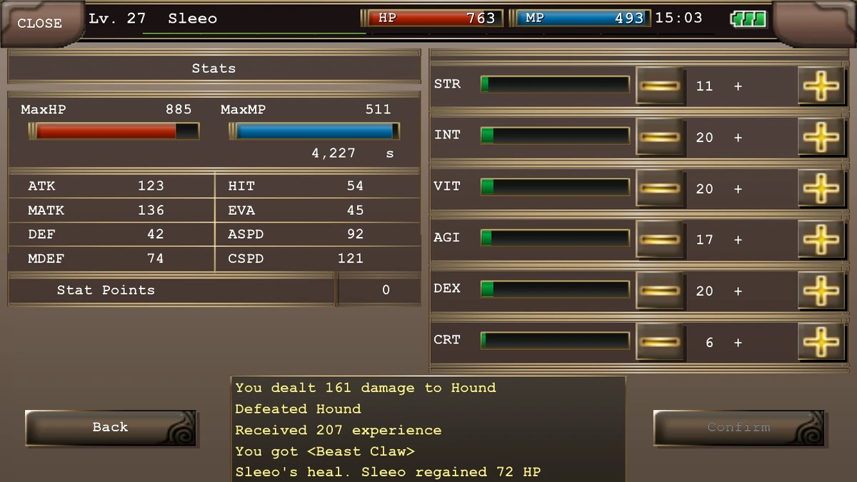 Stats Iruna Online Wikia Fandom