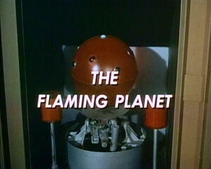 Flaming planet