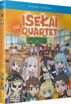 Toyota saori isekai quartet kono subarashii sekai ni shukufuku wo! kono  yuusha ga ore tueee kuse ni shinchou sugiru overlord re zero kara hajimeru  isekai seikatsu youjo senki ainz ooal gown aqua