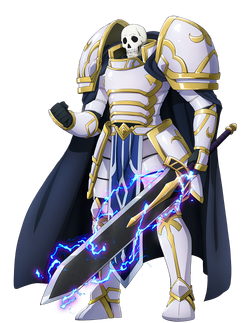 Os principais personagens de Skeleton Knight in Another World (Gaikotsu  Kishi-sama, Tadaima Isekai e Odekake-chū)