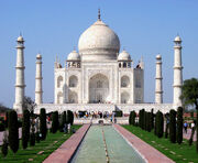 Taj Mahal in March 2004