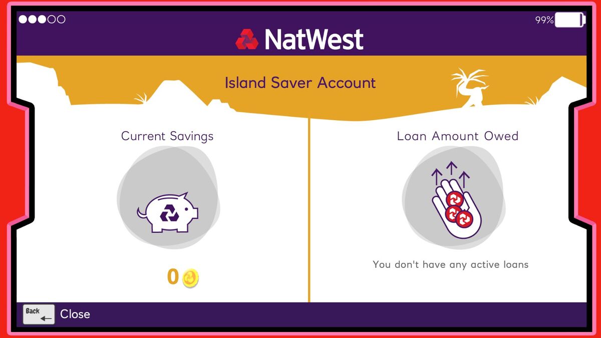 Bank Account | Island Saver Wiki | Fandom