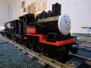 Shawn pulling freight trains. (prototype)