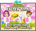 The wall post announcing the release of the first Easter themed items.