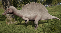 A Albino Spinosaurus.