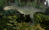 A Green Tyrannosaurus Rex (Juvenile).