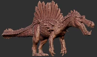 Hyperendocrin Spinosaurus model