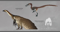 The upcoming therizinosaurus and austroraptor skins