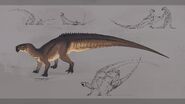 Original concept art of Tenontosaurus by Tapwing