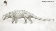 New Ankylosaurus concept art by Fred