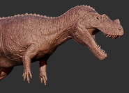 Earlier Ceratosaurus model
