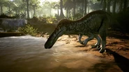 Suchomimus fishing in the Hope trailer