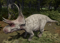 A Albino Diabloceratops.