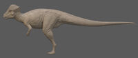 A Albino Pachycephalosaurus.