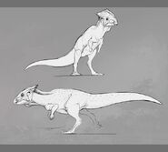Original uncolored concept art by Tapwing