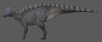 A Cobalt Corythosaurus.