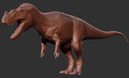 Earlier Ceratosaurus model