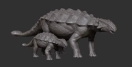 Juvenile Ankylosaurus