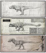 Tyrannosaurus strains concept art