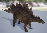 Pinstripe Stegosaurus