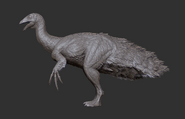 Juvenile Therizinosaurus