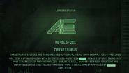 Details info about the Carnotaurus