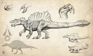 Hyperendocrin Spinosaurus concept