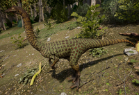 A Green Gallimimus