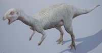 A Albino Dryosaurus.