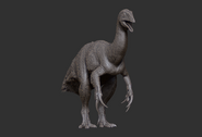 Juvenile Therizinosaurus