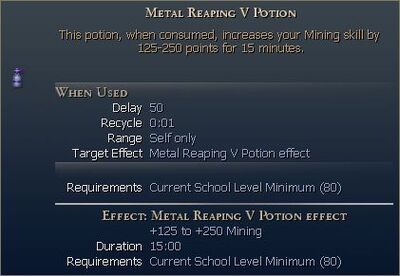 Metal Reaping Potion