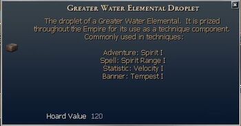 Greater Water Elemental Droplet