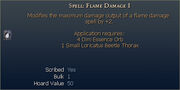 Spell Flame Damage I