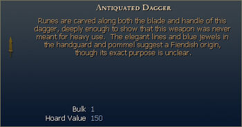 Antiquated Dagger