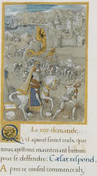 Ms764-folio23recto - César chez les Vénètes