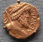 Juba denarius in support of Pompey against Cesar 60 46 BCE