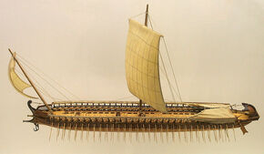 800px-Model of a greek trireme