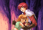 Ys V PS2 Artwork 10 - Rescue