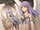 Feena and Reah outside Darm Tower Event CG 8 - Ys Origin.png