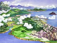 Original concept art of Felghana Region