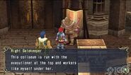 Adol and Dogi in the Coliseum