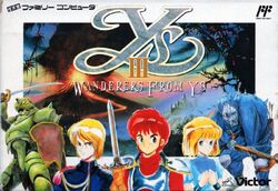 【未使用】イースIII WANDERERS FROM Ys Unused] Ys III Wanderers from Ys Nintendo Super Famicom SFC