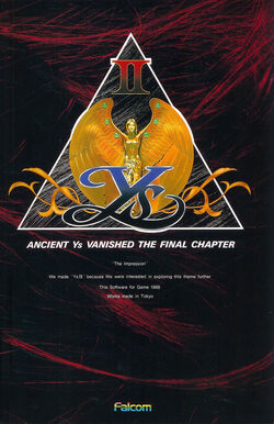 Ys II: Ancient Ys Vanished: The Final Chapter | Ys Wiki | Fandom