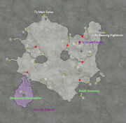 Map of Milianne Plains