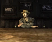 Un Colono di Goodsprings al Prospector Saloon