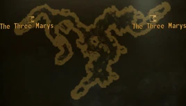 Three Marys cave local map
