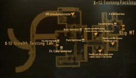 OWB X-13 testing facility map