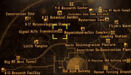 Signal Hills transmitter map